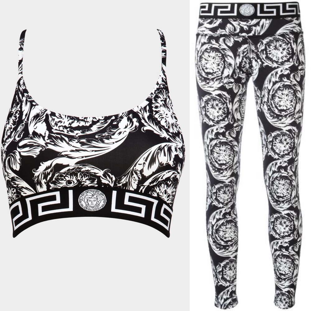 Ice Baroque VERSACE Sportsbra & Leggings Set